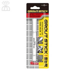 풀드림몰 고체타입 줄눈 스틱 하양 1자루 타일줄눈제