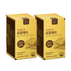 웰빙곳간 동결건조 로얄제리 캐나다산, 2개, 120정