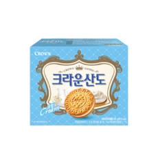 크라운산도 크림, 161g, 1개
