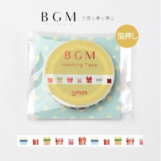 BGM 細幅和紙膠帶 禮物盒, 1個