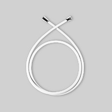 코튼하임 잔수배출 샤워호스 2M, 화이트, 1개