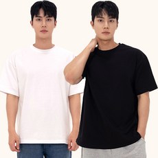 라틱 1+1 남자 반팔티 오버핏 기능성 매쉬 빅사이즈