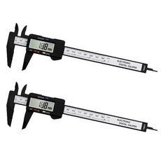 트리오즈 디지털 캘리퍼스 블랙, 2개