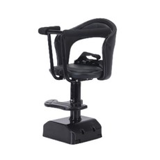 兒童踏板座椅 安全前置座椅 電動摩托車機車通用 可升降減震, 黑色+內置减震+可升降