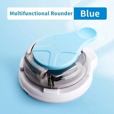 1PC in 다기능 코너 라운더 R4 R7 R10 모따기 커터 포인트 트리밍 공예 사진 스크랩북, Blue