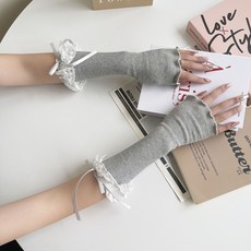日系 少女 學生 長款 手袖 手套 防曬 遮瑕
