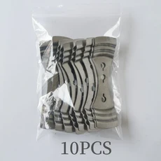 DIY 양초 만들기 키트 심지 홀더 자작 나무 장치 액세서리 금속 면사, Black, 1개