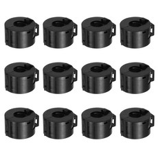 uxcell 2Pcs 페라이트 필터 링 코어 RFI EMI 소음 억제 케이블 클립 ID 5mm 045인치 전자 기기 산업용 검정 베이스 포함, 11.5mm, 12