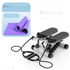 무소음 제자리걷기 계단오르기 스테퍼 검은색 운동 유산소, 프리미엄 1단계 풀로프+퍼플요가매트