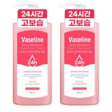 바세 24h 핸드크림 대용량 500ml 2개 24시간 보습