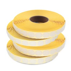 attizone 벨크로 흰색 원형찍찍이 (대포장) 18m - 3가지 사이즈, 보슬이, 1개