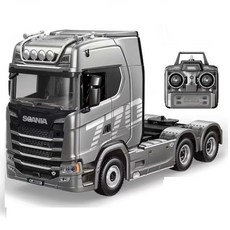 Scania 斯堪尼亞 770S 1:18 遙控拖車頭 19通道 瑪琍歐公司貨, 1個, 銀色拖車頭, 銀色拖車頭