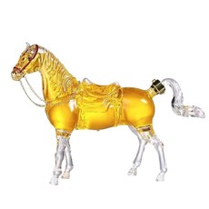 高硼矽玻璃馬造型醒酒器 馬到成功創意泡酒瓶, 1個, 1L