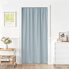 喵到寶 防貓抓門簾 90*200cm長門簾 (風水簾/隔簾/廚房門簾/拉簾), 暮色雅灰