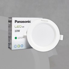 Panasonic LED 嵌燈 10W 圓形 崁入式燈具, 4000K 自然光, 1個