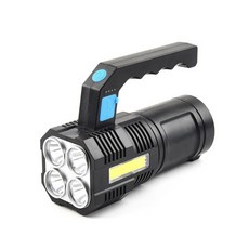 충전식 랜턴/고휘도 렌즈/에디슨 4구 LED 충전식 서치라이트/4LED -COB