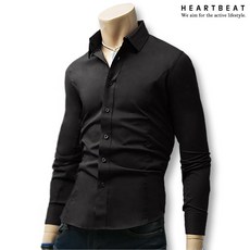 blueforce Heartbeat Renonce彈性半修身素色長袖襯衫 男款紳士團體服 大尺碼Y襯衫