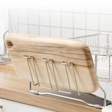 싱크대 식기 건조대 컵걸이 스텐 접시 주방 선반, 1개, 상세페이지 참조