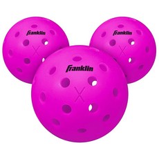 Franklin 스포츠 X-40 피클볼 - 공식 미국 피클볼 앱 투어 US 오픈 야외 코트에 적합 규정 사이즈 토너먼트 등급 50팩 옵틱_157240, 퍼플_157240