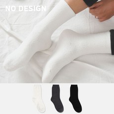 노디자인 ND 따뜻한 무지 수면 양말 6켤레 세트 여자 남자 아동 학생 주니어 데일리 패션 겨울양말 털양말