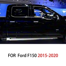 자동차 액세서리 포드 F-150 2021-2026 스테인리스 스틸 크롬 윈도우 몰딩 스트립 실 사이드 커버 트림, 01 2015-2020
