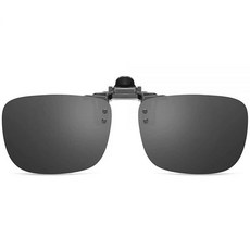 CAXMAN 비편광 클립 온 선글라스 오버 처방 안경 플립 업 렌즈 고양이. 슈퍼 다크 렌즈 4개 - 빛에 민감한 눈용