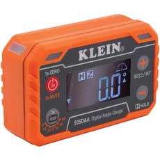 Klein Tools 935DAA 디지털 전자 레벨 및 각도 게이지 LED 경고 측정 설정 0-90 0-180도 범위