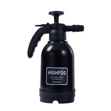 HIGHFOG 氣壓噴壺 洗車澆花園藝噴瓶, 黑, 1個