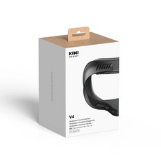 KIWI design Quest 3S VR透氣臉部襯墊 V4舒適減壓 防霧散熱 虛擬實境配件, 黑, 1套, Q2-5
