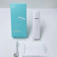 超聲波皮膚清潔儀 聲波震動深層清潔 鏟皮機毛孔清潔 居家美容儀, 103白色鏟皮機