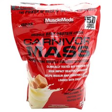 MuscleMeds 乳清蛋白粉 香草焦糖口味, 4.8kg, 1袋