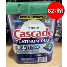 케스케이드 플래티넘식기세척기16배 세제92개 CASCADE, 1.25kg, 1개