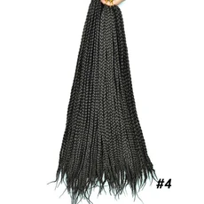 Lovepancy 크로 셰 뜨개질 머리띠 헤어 익스텐션 합성 상자 꼬기 옹 브르 금발 그레이 버그 여성용, 01 14인치, 01 1Pcs, 05 4