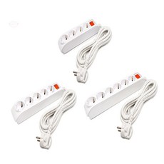 코드 비교환형 멀티콘센트 3M 멀티탭4구, 5구