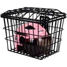 【開發票/統編】自行車後車筐 後座置物籃 機車/電動車通用 大容量書包籃 後置折疊單車籃, 40加粗加大車筐+蓋+後用配件, 1個