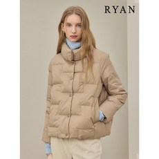 리안뉴욕 기하학 퀼팅 경량 덕다운 점퍼 849019