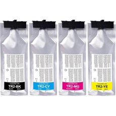 Mutikor TR2 Ink Compatible Replacements for Roland TrueVIS SG300 SG540 SG2300 SG2540 SG2640 SG3300, Black Cyan Magenta