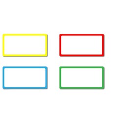 磁吸白板貼 (軟磁片/寫字留言板), 顏色隨機