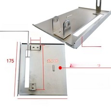 대형 삼각자 목공 모서리 교구용 정밀 정사각형, 1개, 목공용 110mm 확장형 받침판 설치용 나사