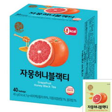 우리차 자몽허니 블랙티, 1g, 40개입, 4개