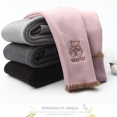 【秋冬兒童保暖褲子】兒童加絨加厚打底褲女寶寶洋氣外穿純棉一體褲子秋冬女童保暖長褲