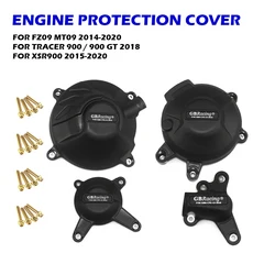 오토바이 엔진 커버 보호 케이스 GB Racing For YAMAHA MT09 FZ09 Tracer 900900GT XSR900, 05 One set (4)-GD