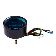 블루 LED 디지털 계기판 연료 레벨 게이지 보레티 자동차 오토바이 2 인치 52mm, 한개옵션0