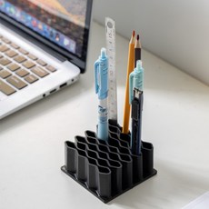 다용도 펜꽂이 연필꽂이, 1개, 블랙