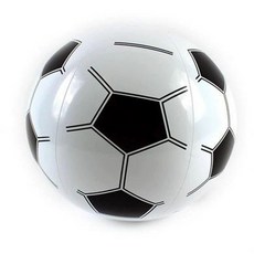 에어바운스 대형공 축구공 레크리에이션 운동회 야유회, 40CM 흑백 축구공 랜덤, 1개