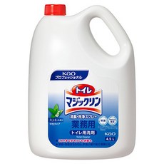 Kao 花王 SUPER 4.5L [大容量] 魔法潔淨泡沫清潔劑 業務用 浴室用 殺菌 中性, 1個