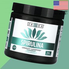 조우 뉴트리션 스피루리나 스피룰리나 스피루니나 거트수 슈퍼푸드 6온스 170g 주 Spirulina Longevity Superfood 6oz