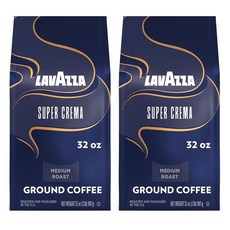 Lavazza 라바짜 슈퍼 크레마 미디엄 그라운드 분쇄 커피 907g