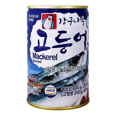 강구나루 고등어통조림, 400g, 3개