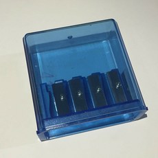 4구 이지심깎이 펜슬깎이 반영구펜슬깎이 펜슬심깎이 반영구재료 연필깎이 뾰족하게, 파랑